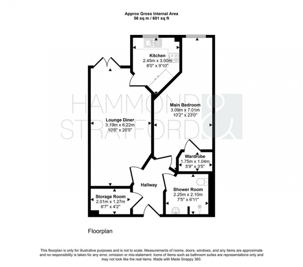 Floorplan for Daisy Hill Court, Eaton