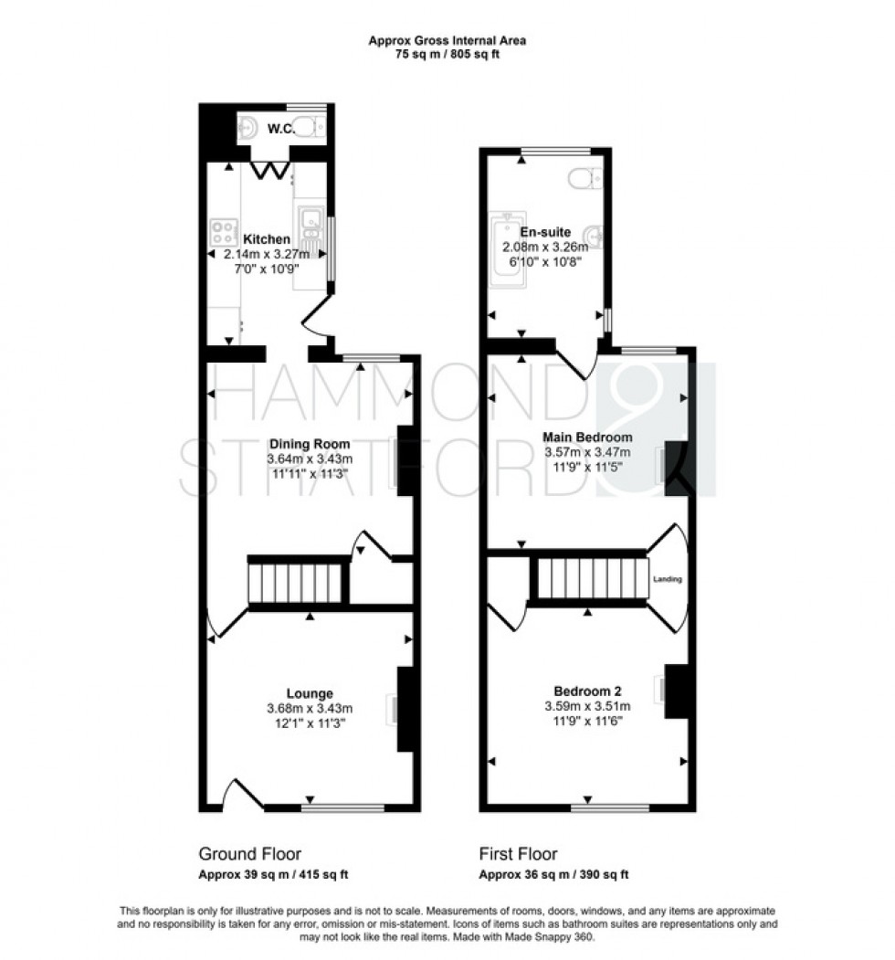 Floorplan for Warwick Street, Golden Triangle