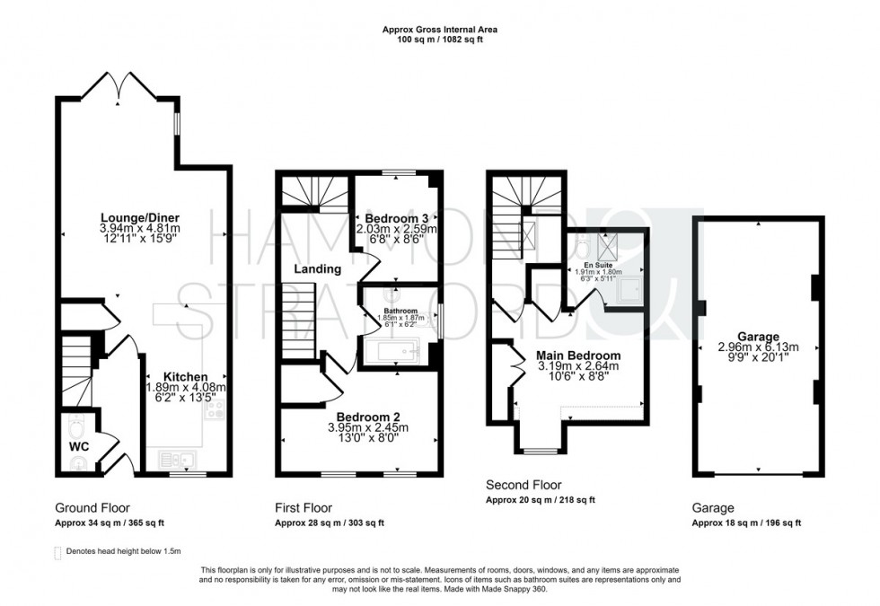 Floorplan for Carpenter Close, Wymondham
