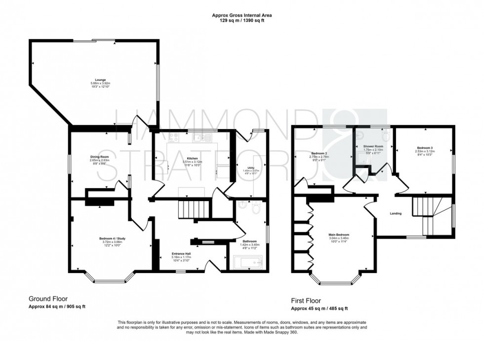 Floorplan for Ketts Oak, Hethersett