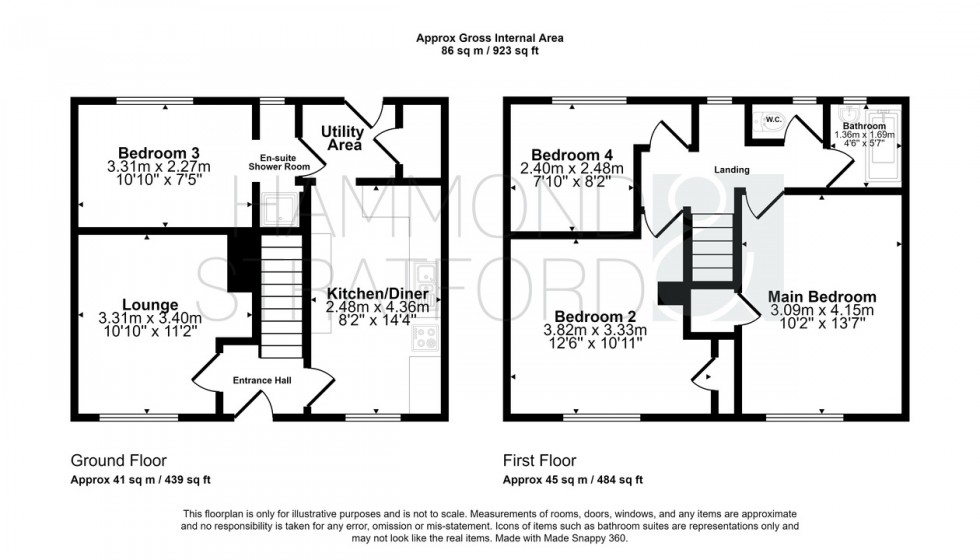 Floorplan for Bluebell Road, Eaton