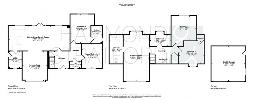 Floorplan for Hargham Road, Old Buckenham