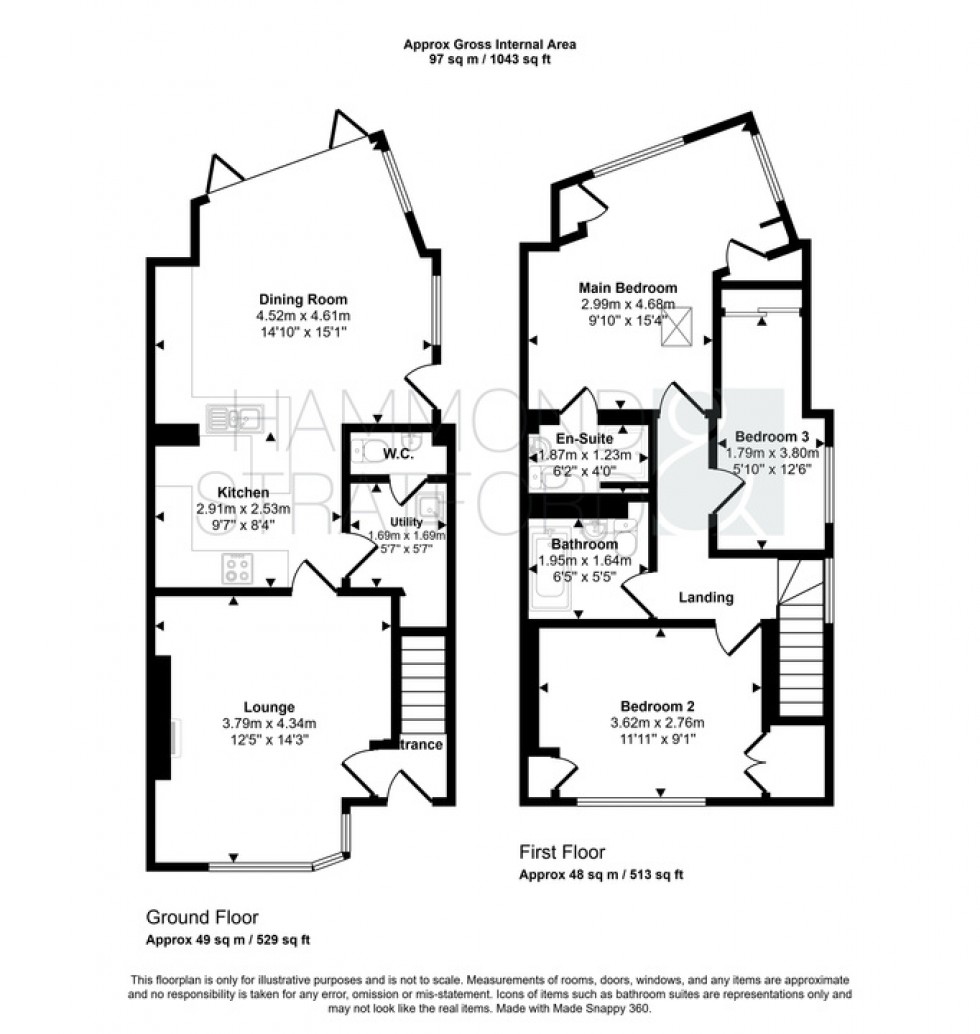 Floorplan for Long John Hill, Norwich