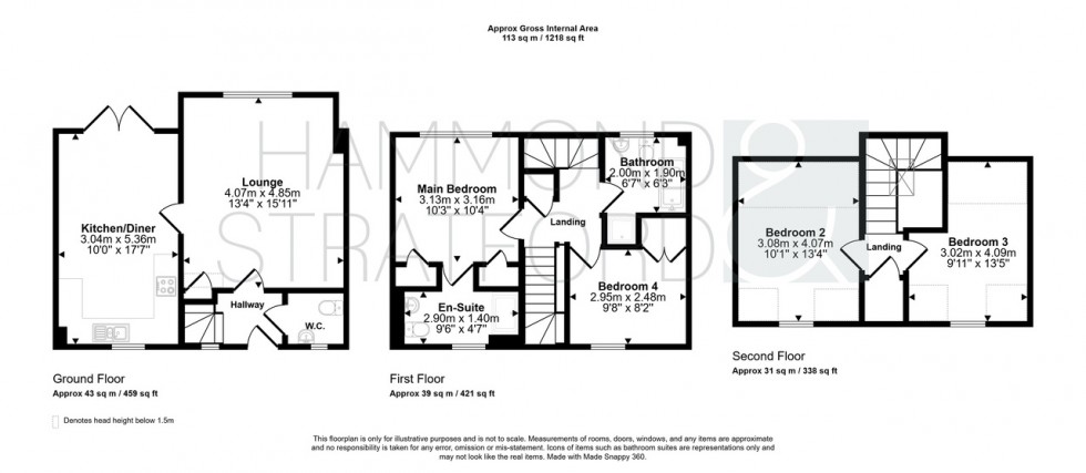 Floorplan for Kingfisher Close, Cringleford