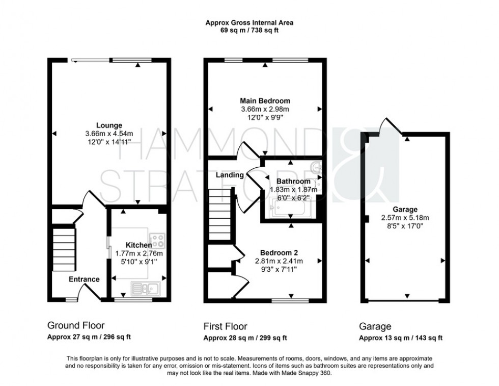 Floorplan for Chapel Road, Attleborough