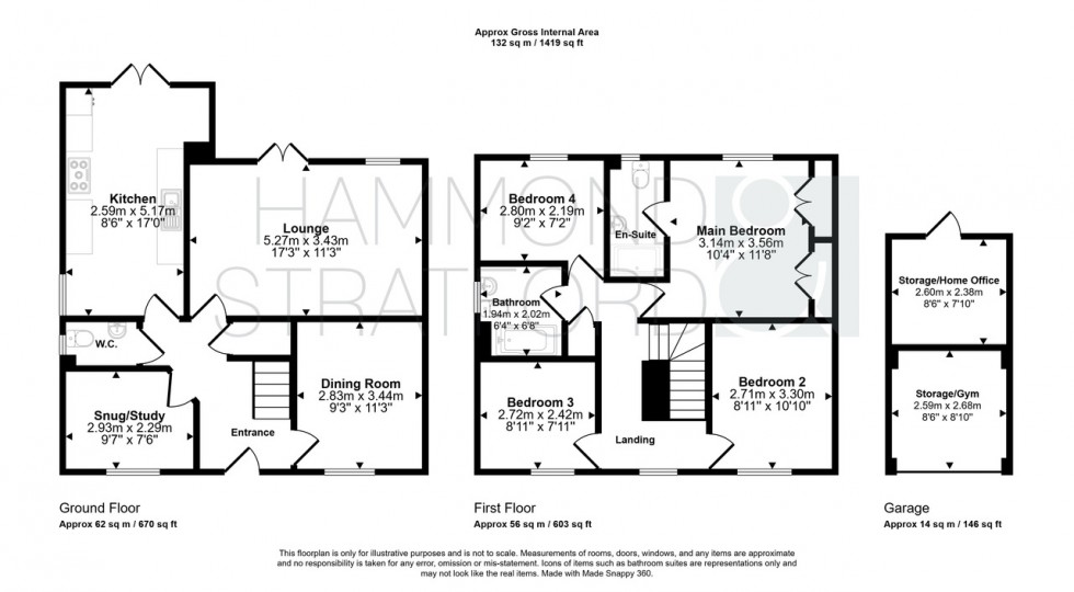 Floorplan for Dereham Road, Easton