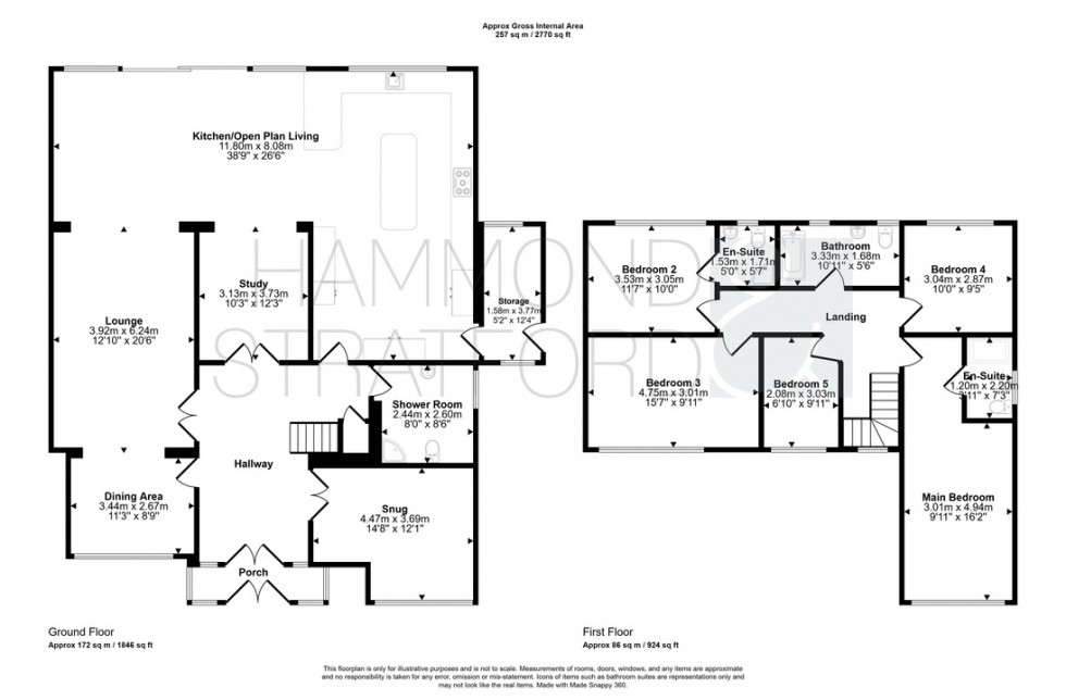 Floorplan for Newfound Drive, Cringleford