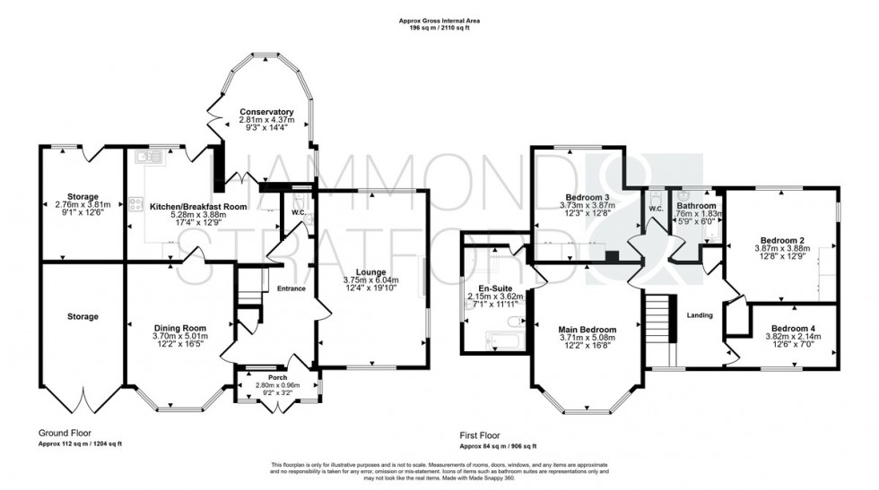 Floorplan for Colney Lane, Norwich
