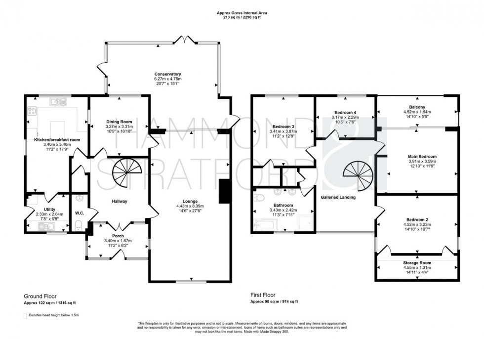 Floorplan for Bluebell Road, Eaton