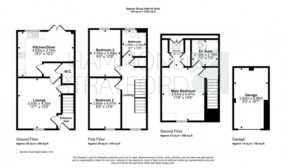 Floorplan for Oriole Drive, Cringleford