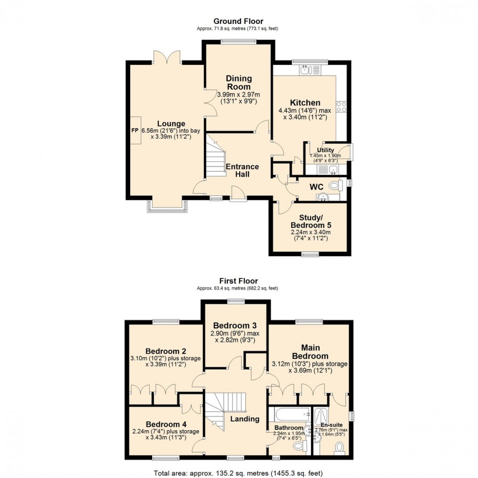 Floorplan for Besthorpe Road, Attleborough