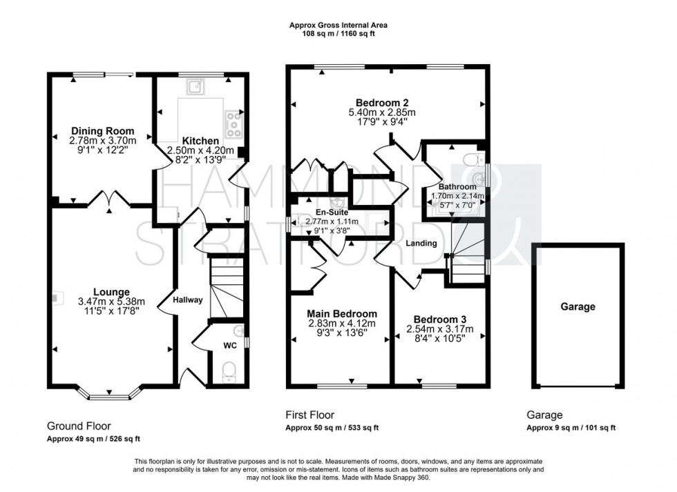 Floorplan for Birch Road, Hethersett