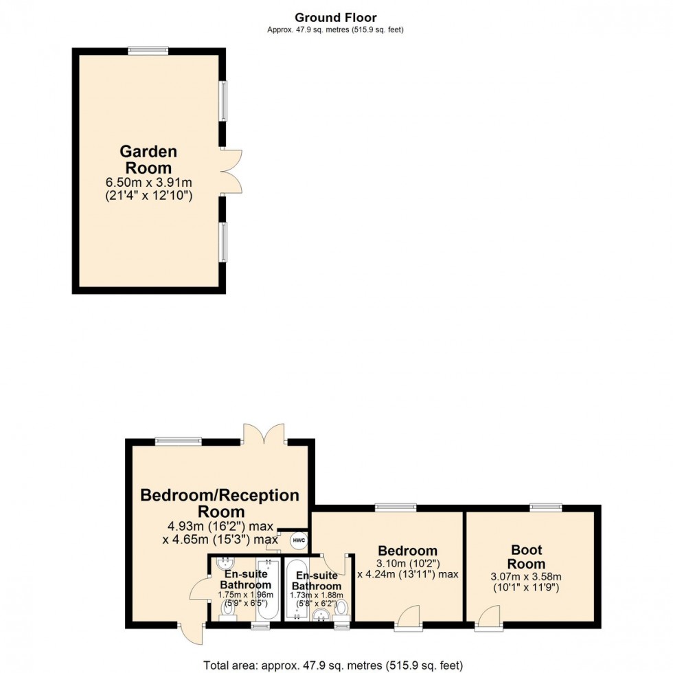 Floorplan for Rectory Lane, Bunwell