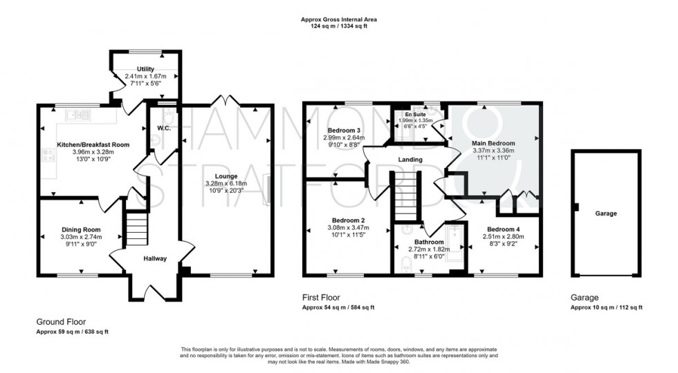 Floorplan for Lomond Road, Attleborough