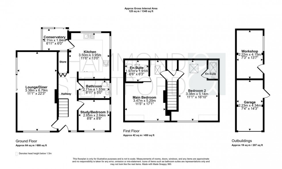 Floorplan for Childs Road, Hethersett