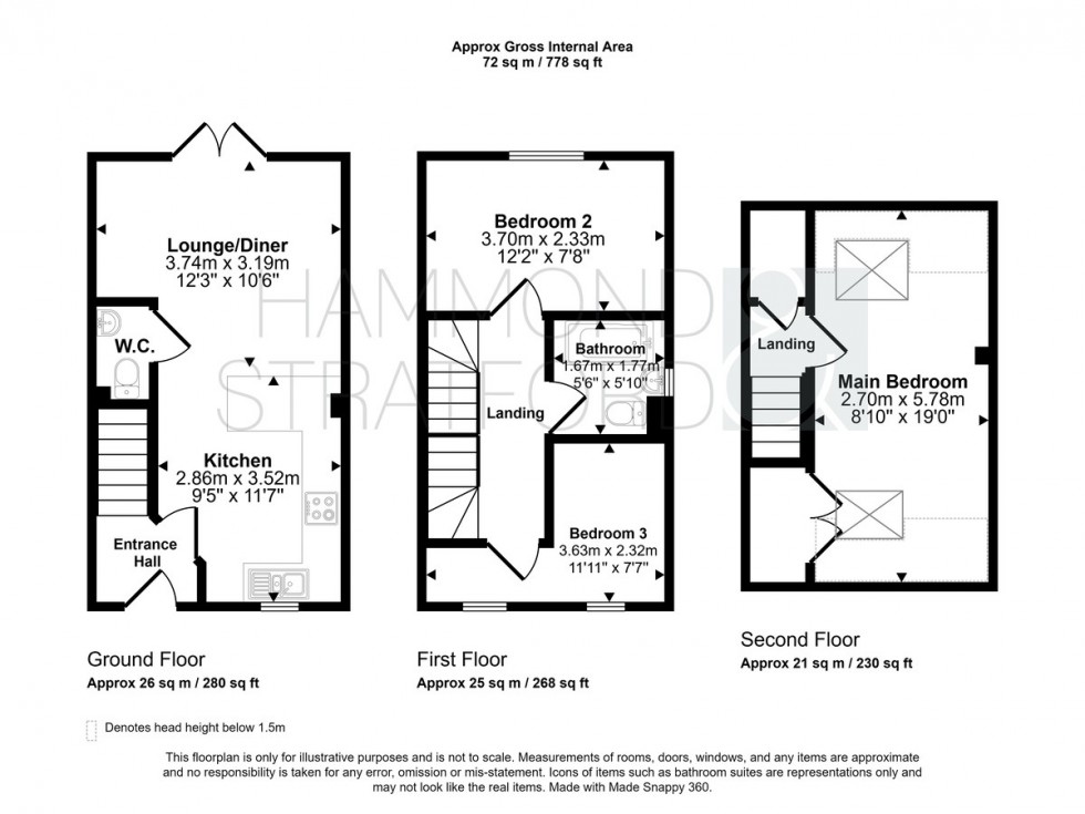 Floorplan for Deer Vale, Hethersett