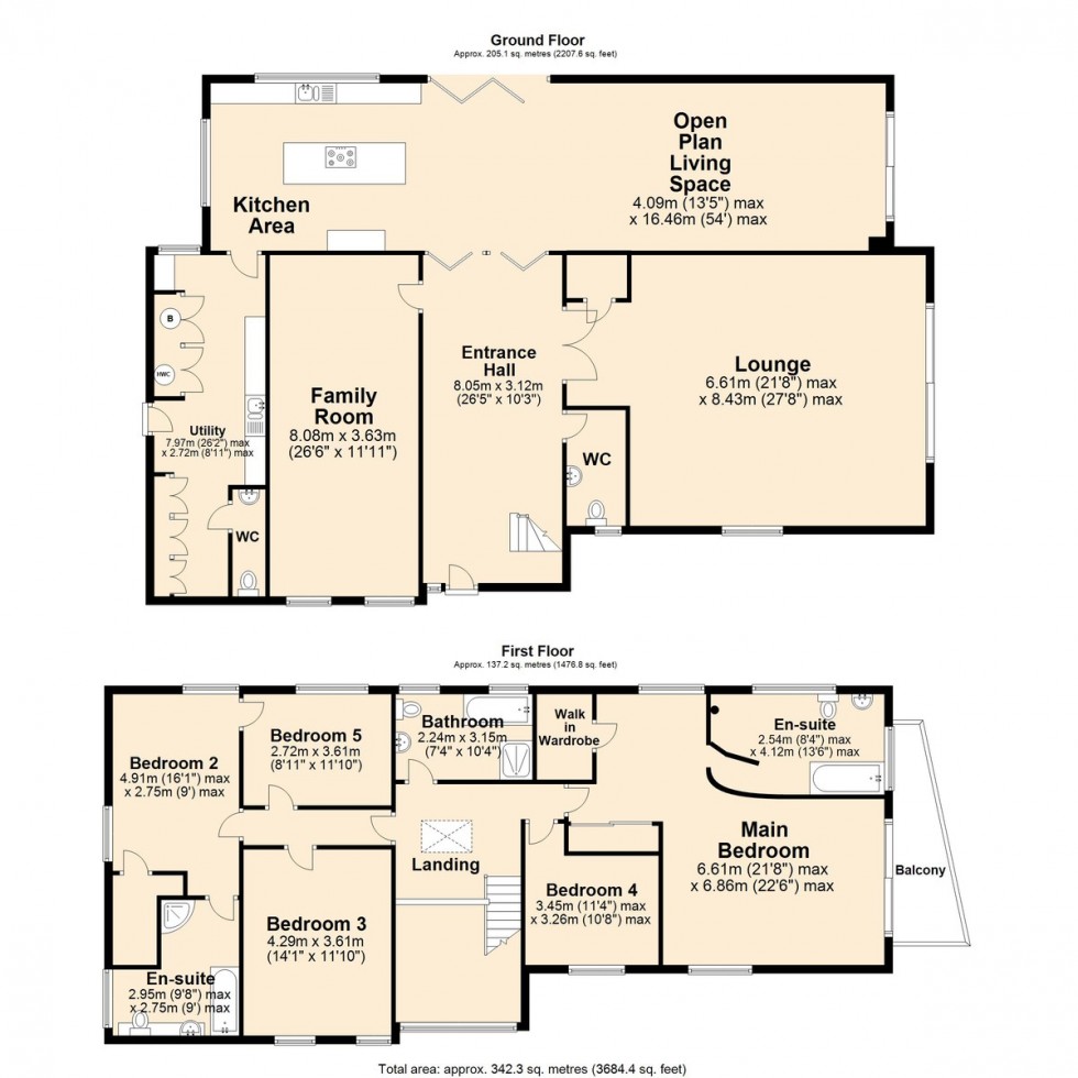Floorplan for Karen Close, Hethersett