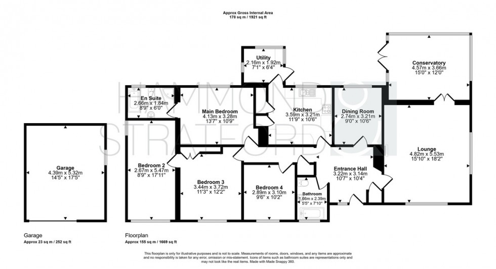 Floorplan for Pound Lane, North Tuddenham