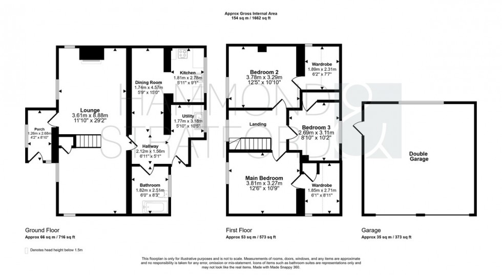 Floorplan for Church Road, Morley St. Botolph