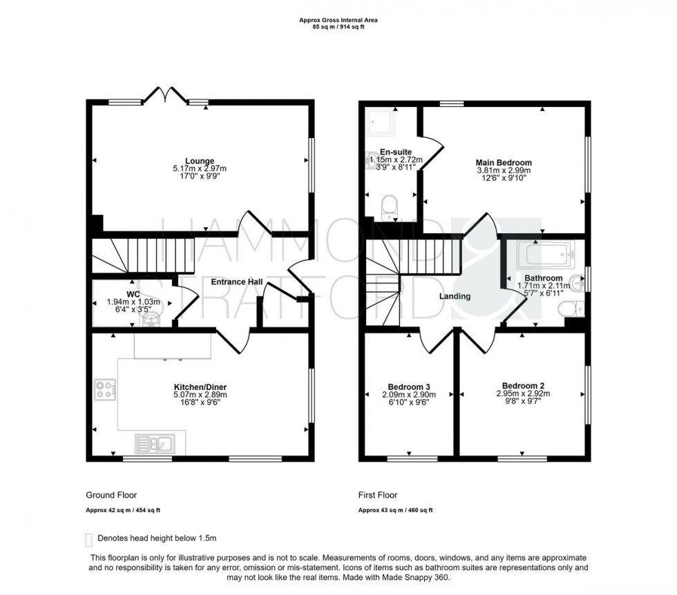 Floorplan for Harness Maker Way, Hethersett