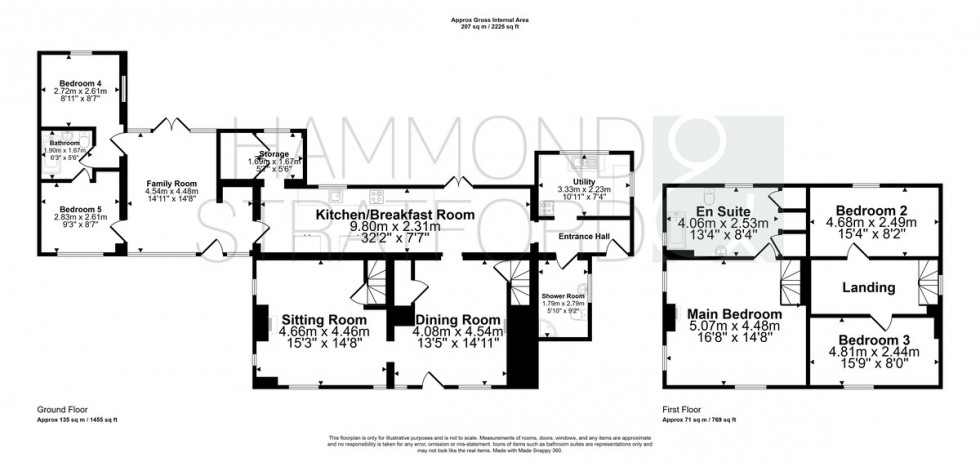 Floorplan for Long Lane, Mulbarton