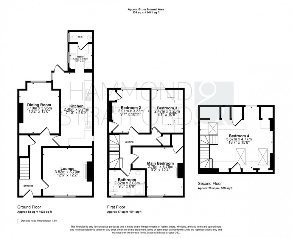 Floorplan for Grosvenor Road, Golden Triangle
