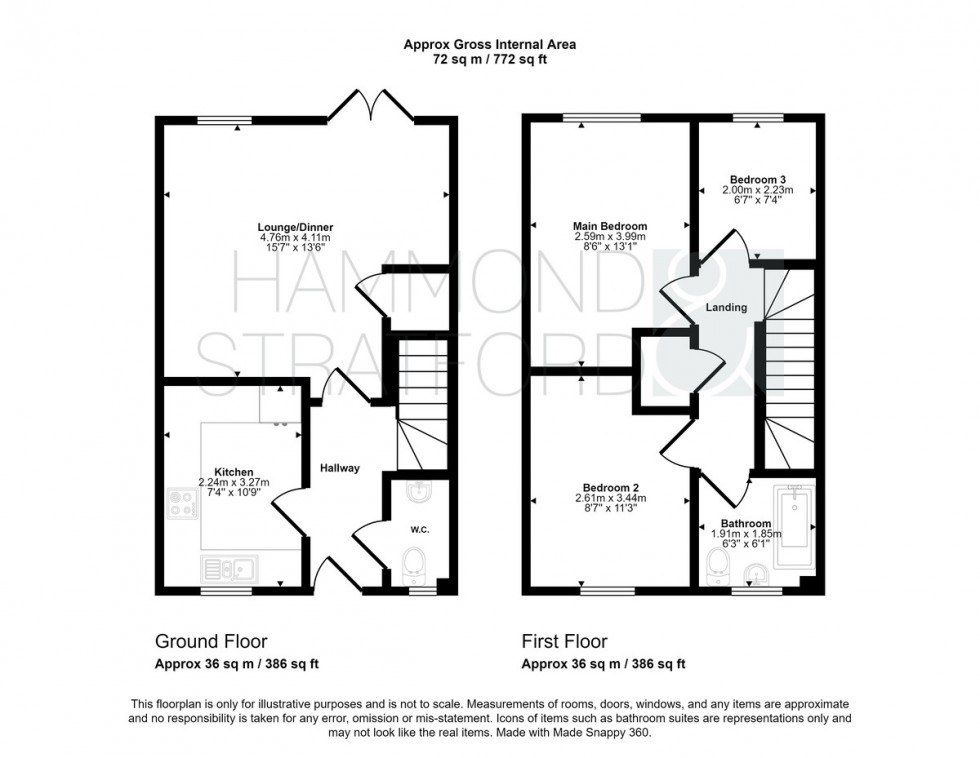 Floorplan for Exige Way, Wymondham