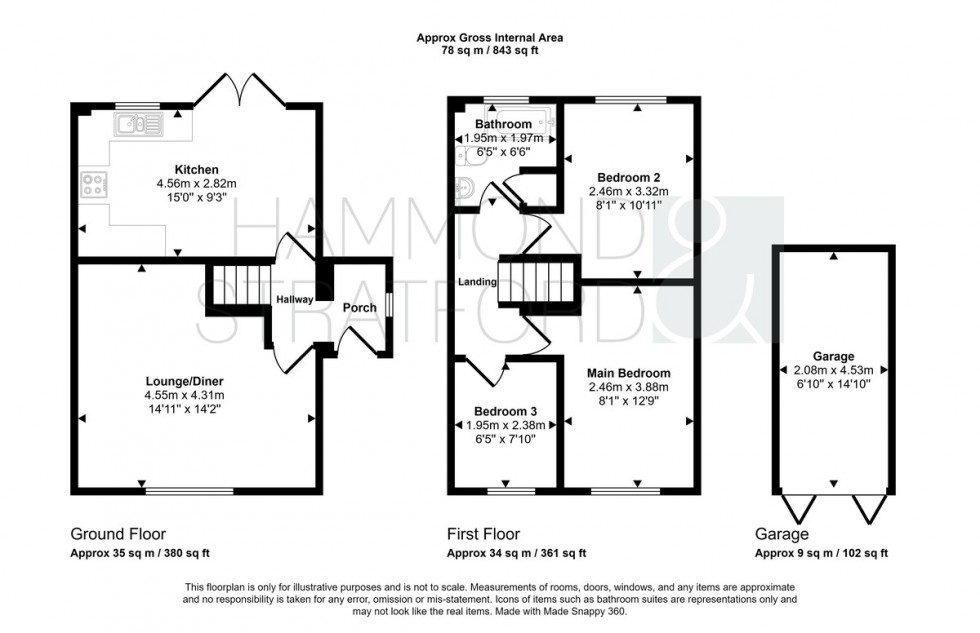 Floorplan for Cartmel, Hethersett
