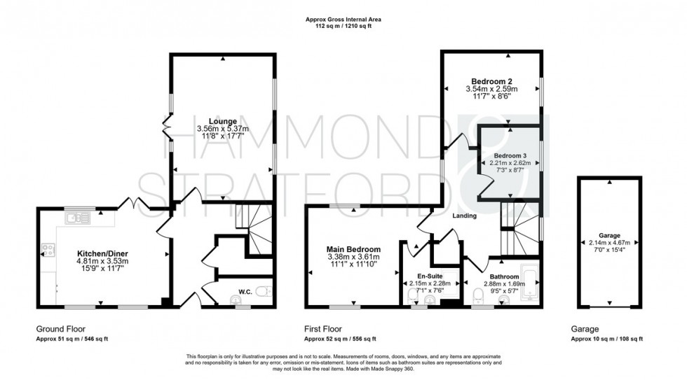 Floorplan for Bennett Crescent, Hethersett