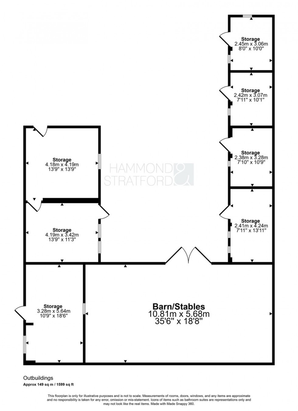 Floorplan for School Lane, Besthorpe