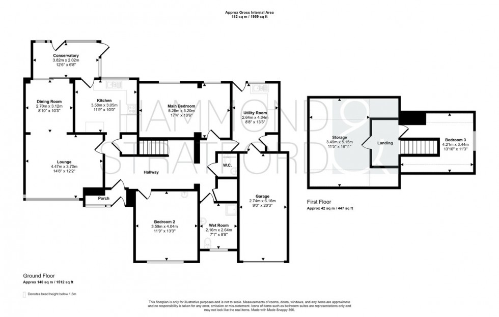 Floorplan for Oakfields Close, Cringleford