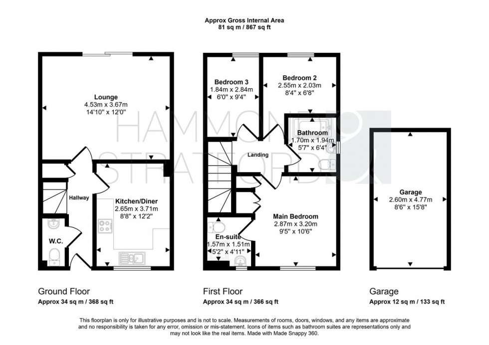 Floorplan for Admirals Way, Hethersett