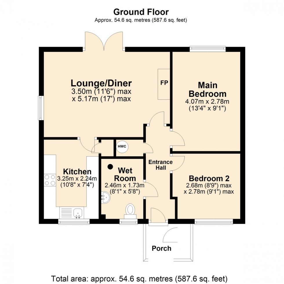 Floorplan for Rowan Gardens, Hethersett