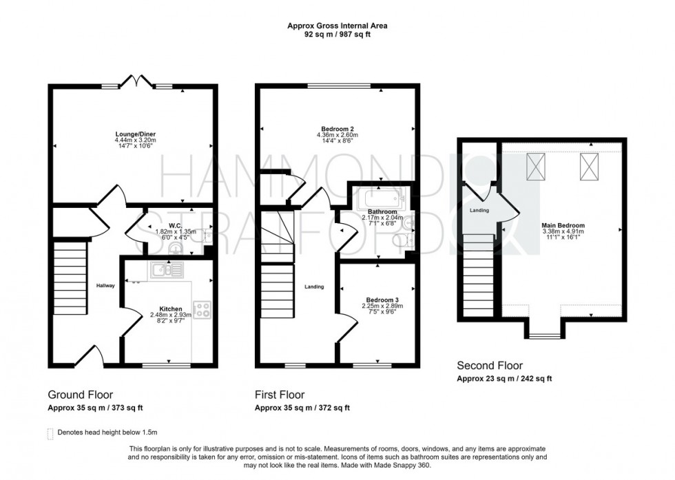 Floorplan for Finch Road, Attleborough