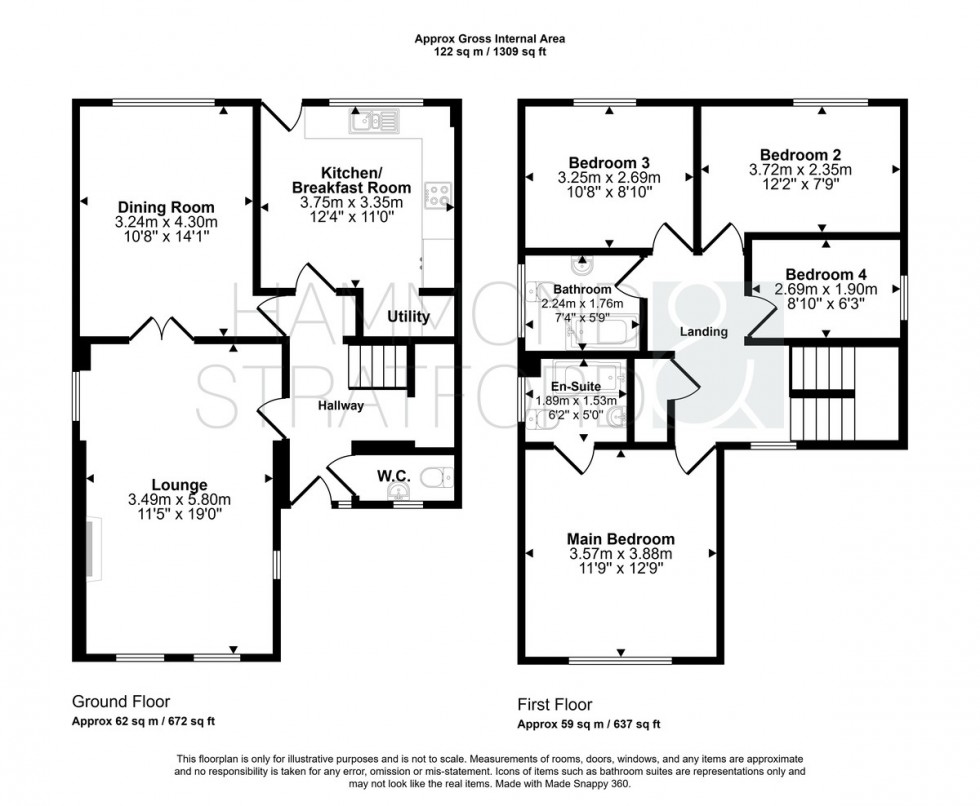 Floorplan for Suffield Close, Cringleford