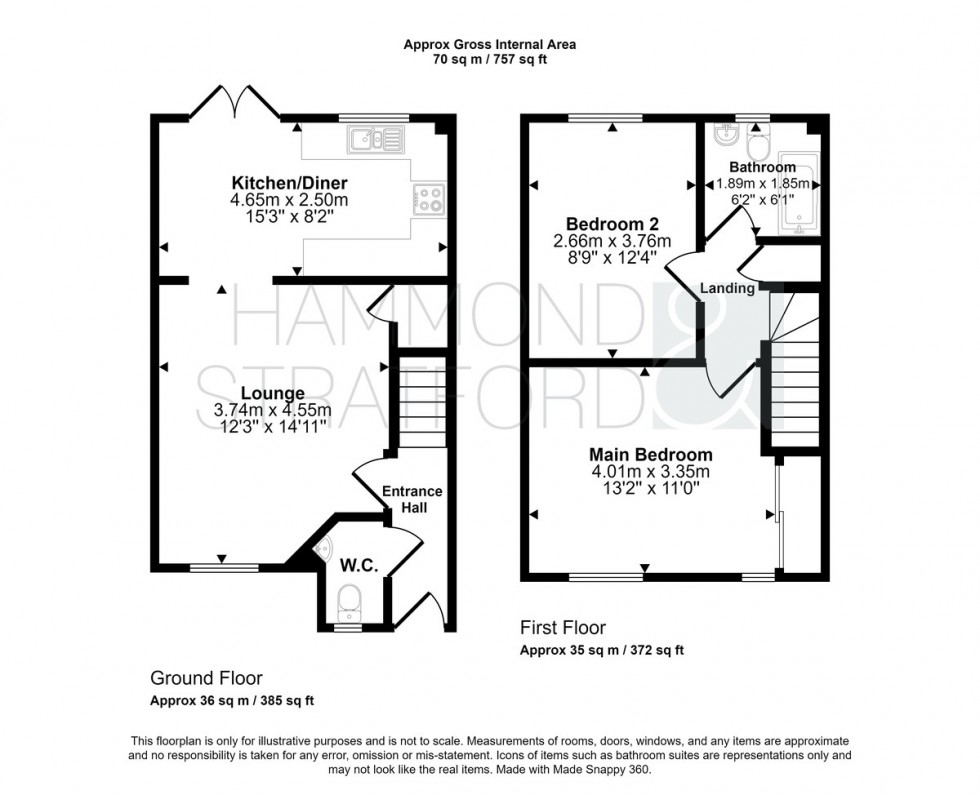 Floorplan for McKee Drive, Tacolneston