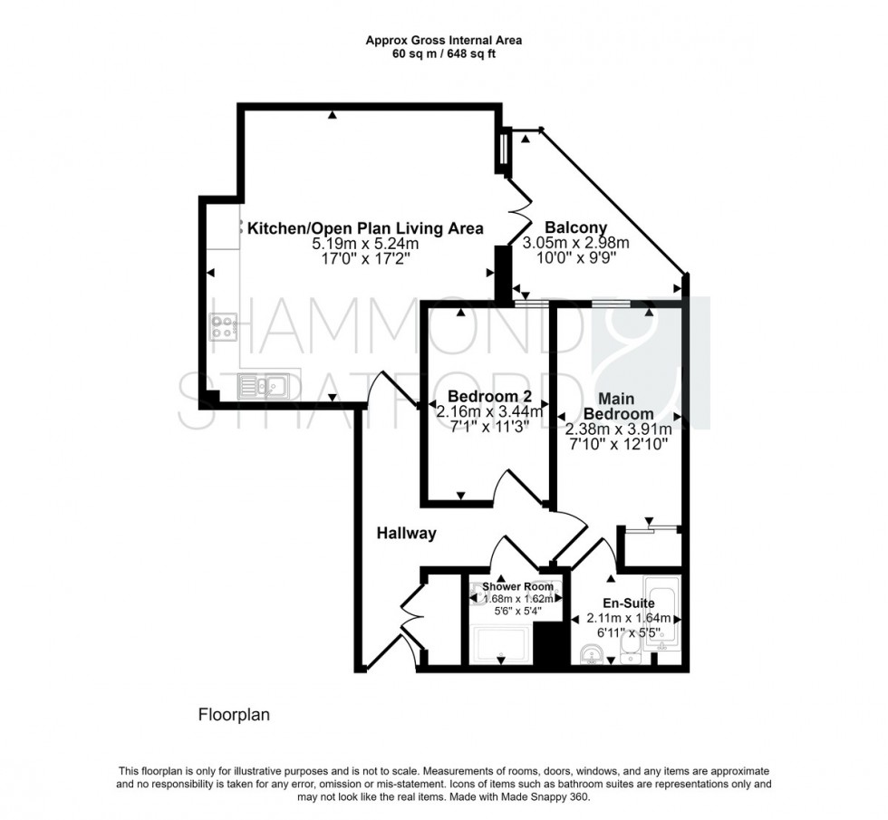 Floorplan for The Pavilion, St. Stephens Road