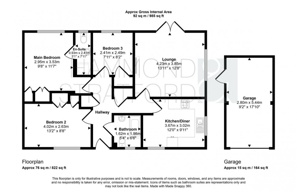 Floorplan for The Brecks, Attleborough