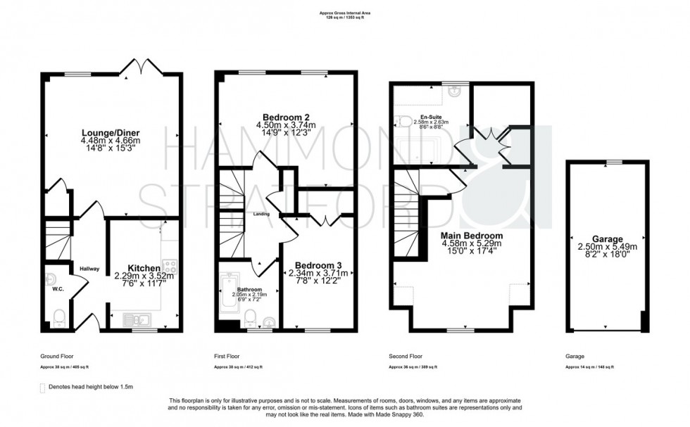 Floorplan for Marauder Road, Norwich