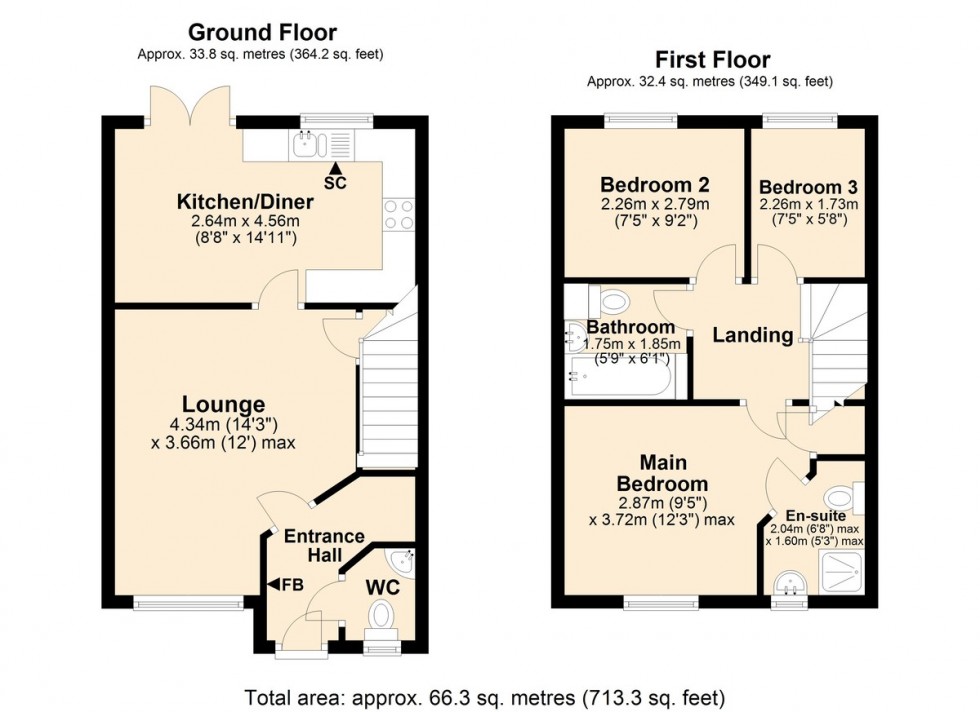 Floorplan for Harness Maker Way, Hethersett