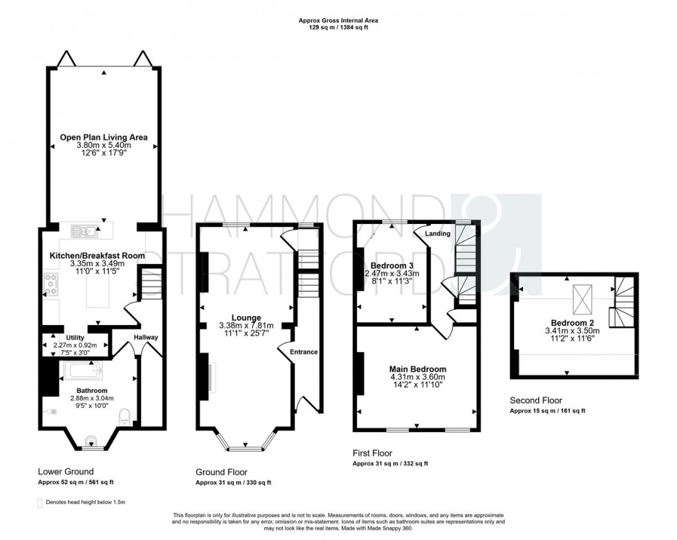 Floorplan for St Philips Road, Norwich