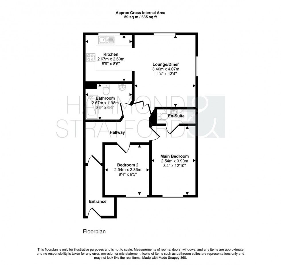 Floorplan for Norwich Road, Hethersett