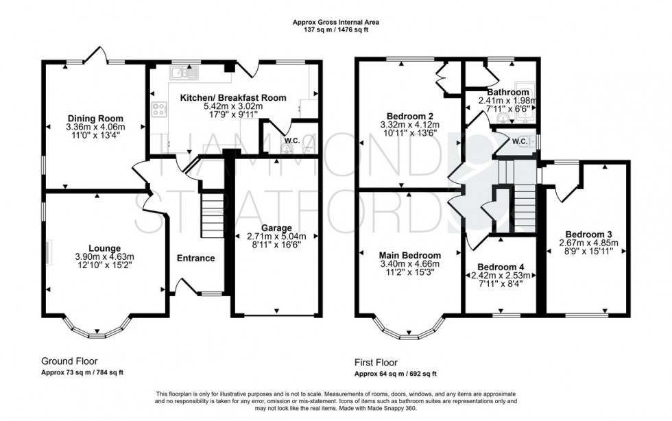 Floorplan for Lyhart Road, Eaton Rise