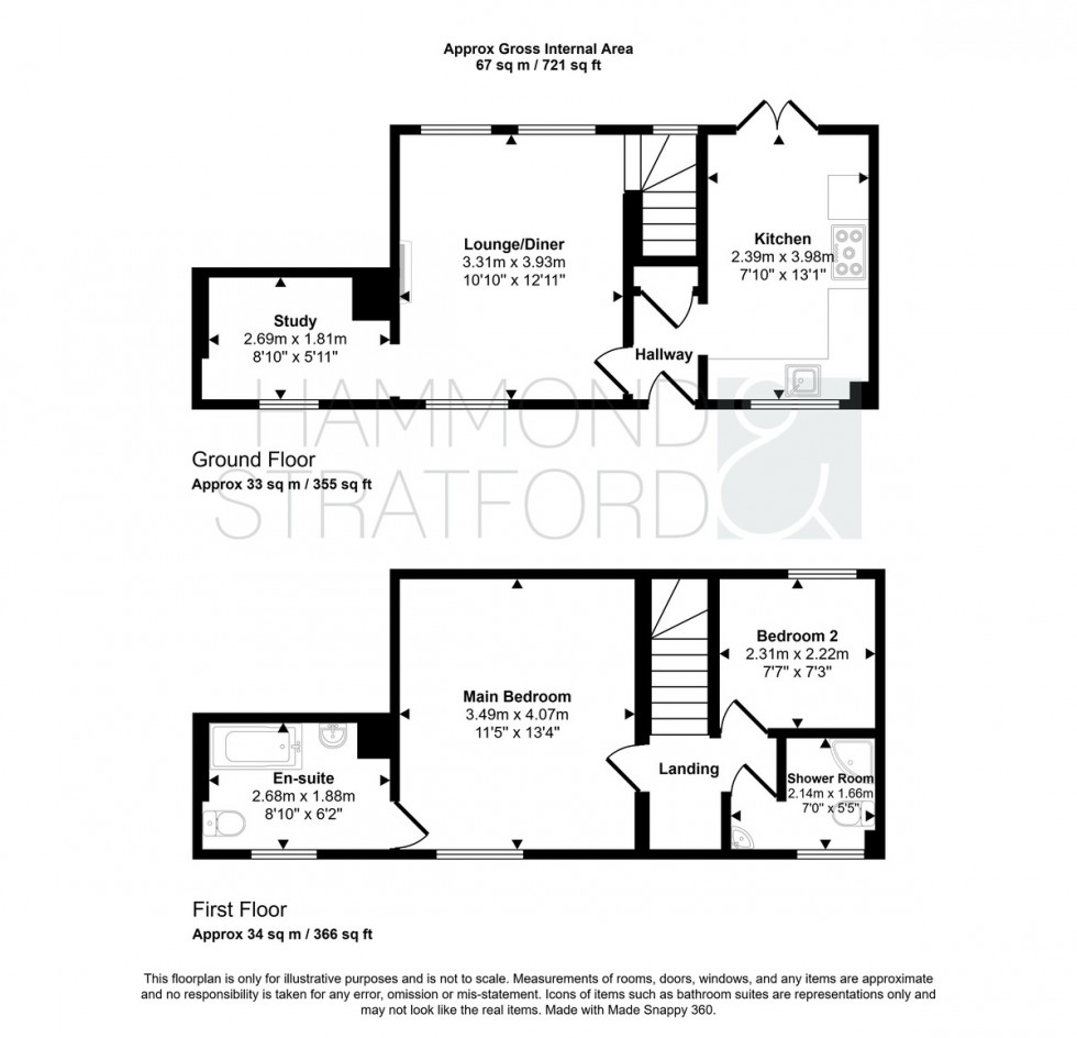 Floorplan for White Hart Street, East Harling