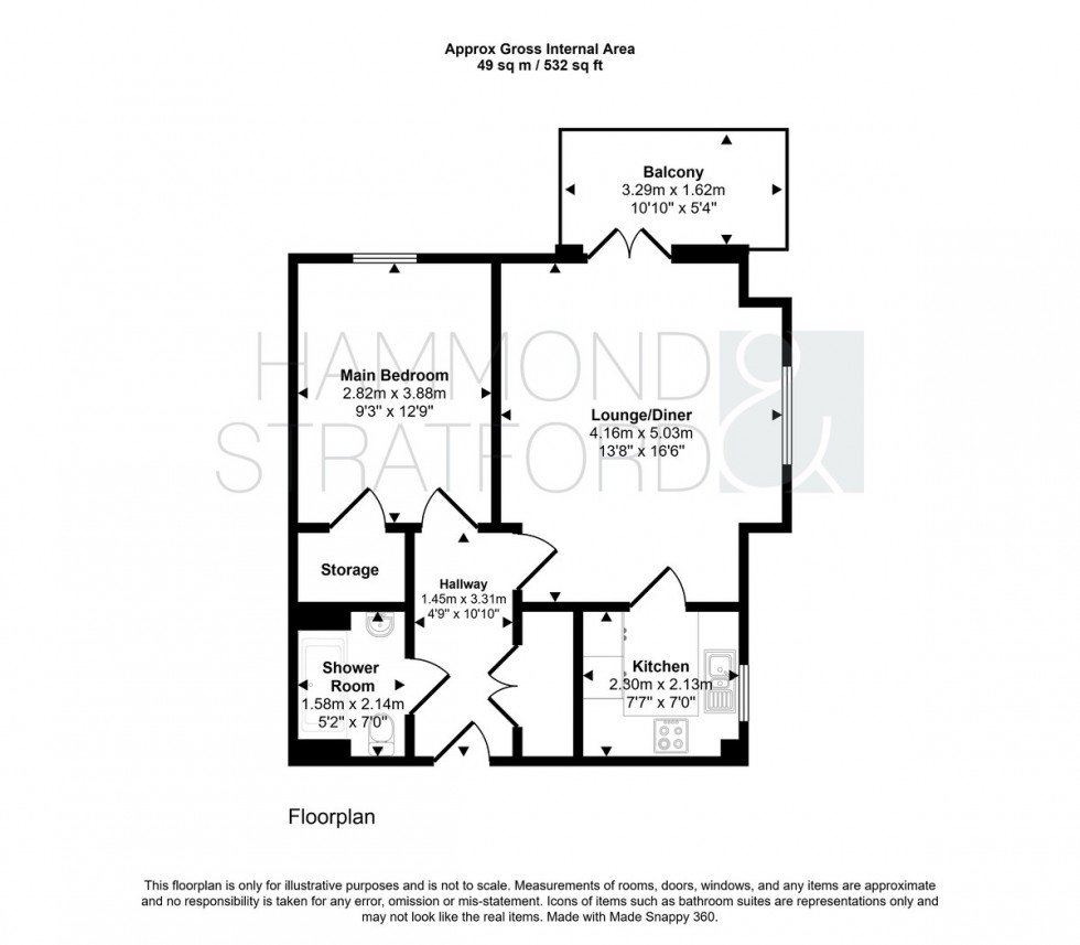 Floorplan for Coralie Court, Eaton
