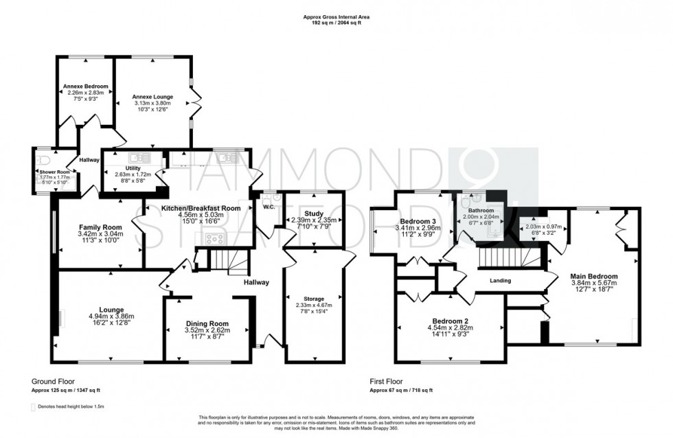 Floorplan for Ebbisham Drive, Eaton