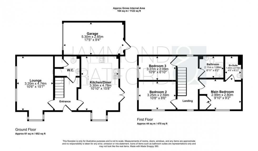 Floorplan for Freesia Way, Cringleford