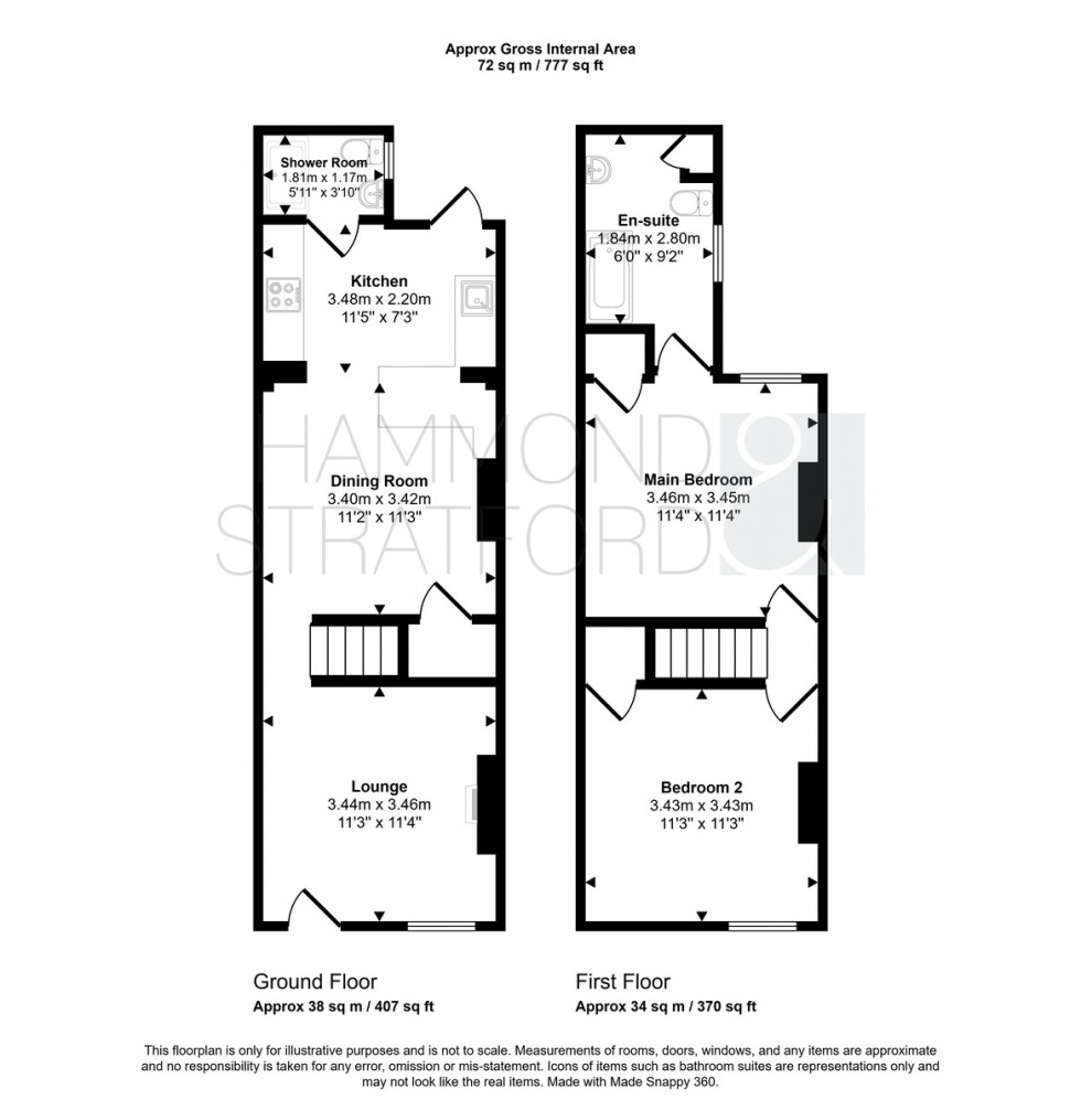 Floorplan for Portland Street, Norwich