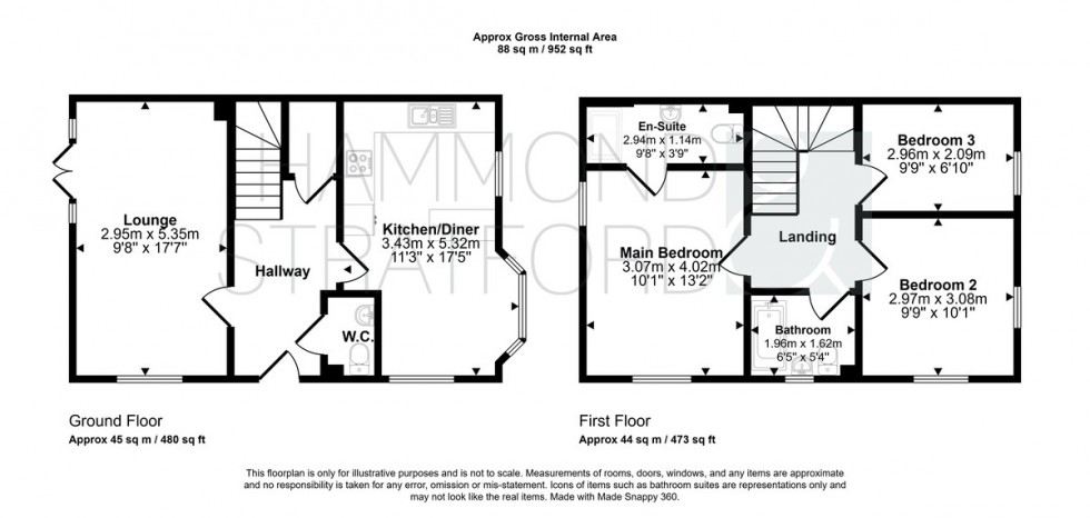 Floorplan for Thrush Road, Attleborough