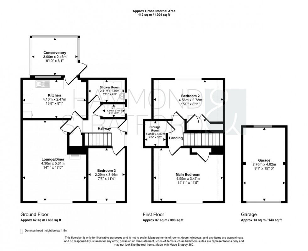 Floorplan for Granary Road, Attleborough